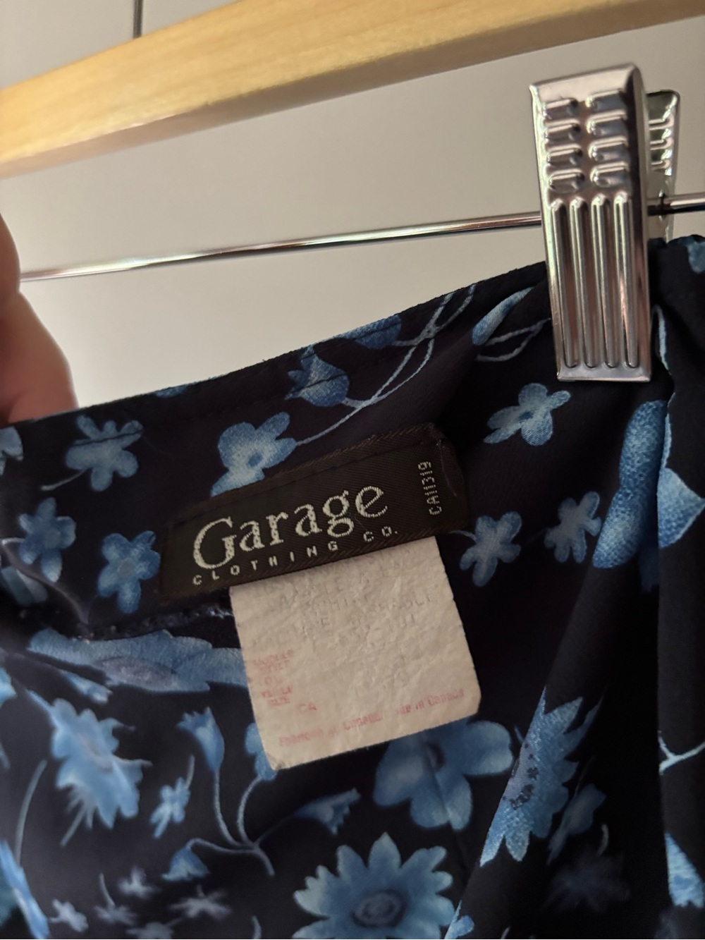 1990s Floral Mini Skirt | size 26" - Picture 4 of 4